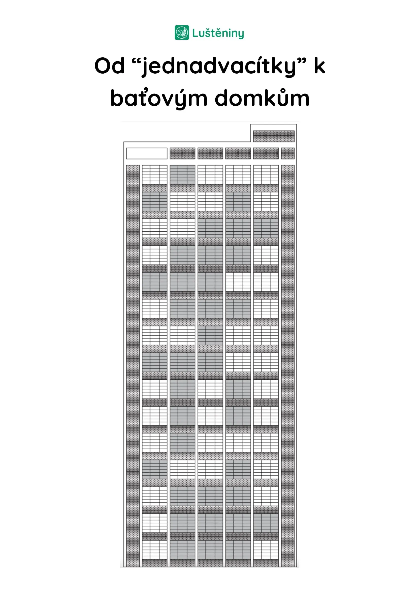 Šifra Od “jednadvacítky” k baťovým domkům (1)