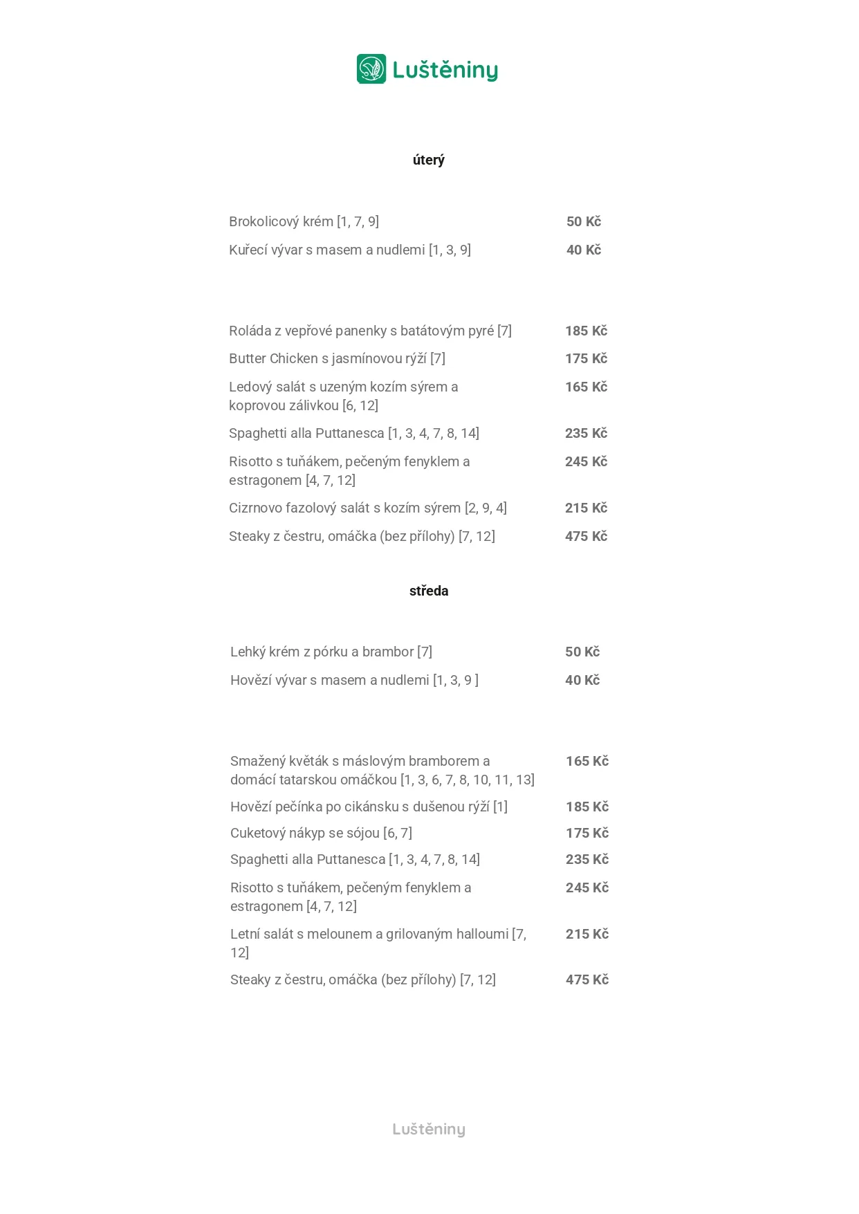 Šifra Polední menu (2)